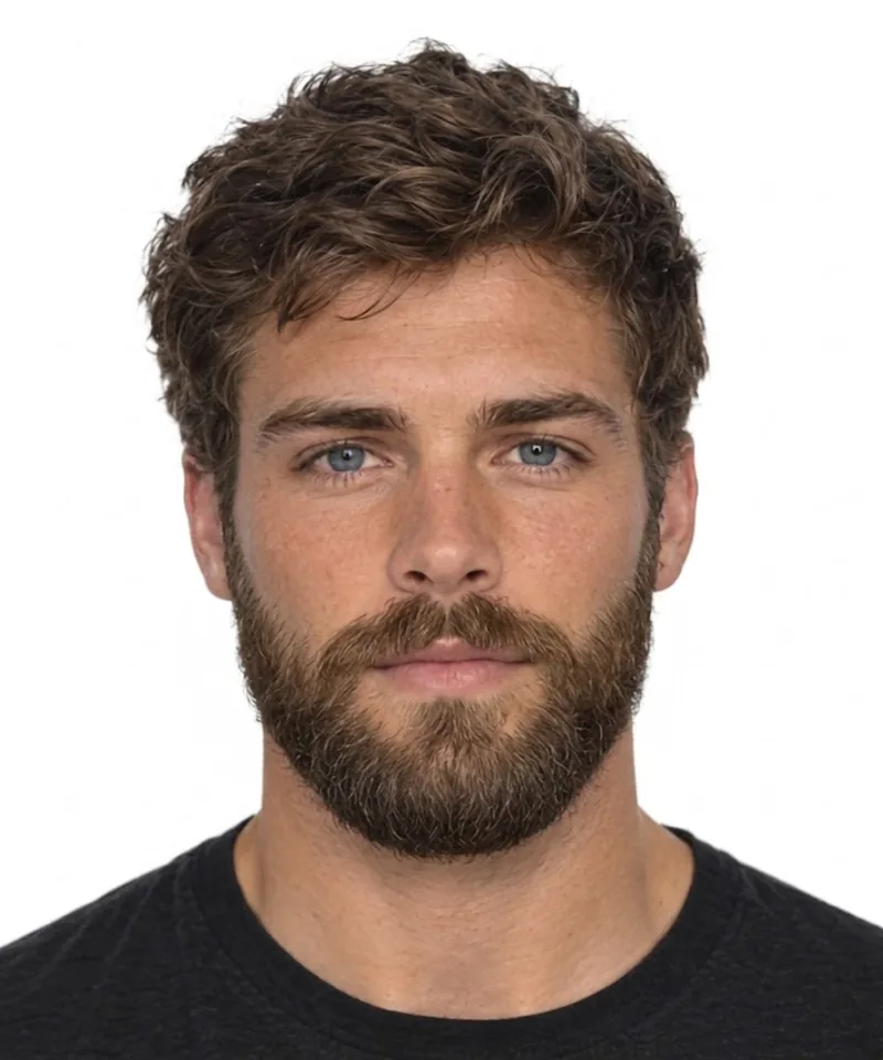 After: Full Beard (AI preview)